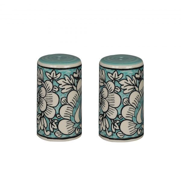 Salt & pepper shaker, ceramic hand crafted designer - Image 2