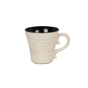 White-dotted designer chai coffee mug set of 4 for sale - Image 4