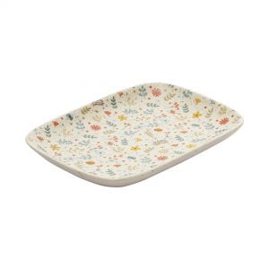 Handcrafted Spring Collection- Stoneware Platters -Set of 2 - Image 4