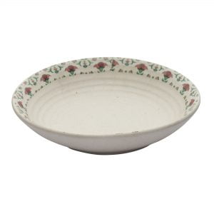 Handcrafted Meadow Fresh Collection- Stoneware Shallow Serving Bowl ( 9.5" Dia) - Image 2