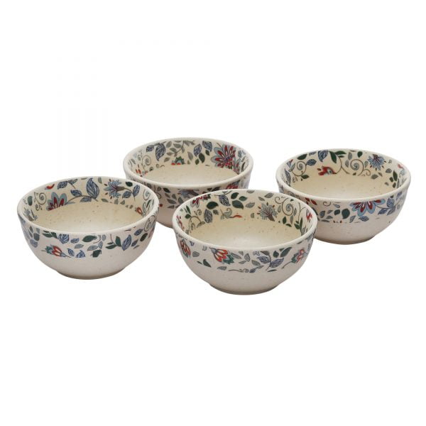 Handcrafted Midsummer night's Dream Collection- Stoneware Dinner Bowls -Set Of 4 - Image 2