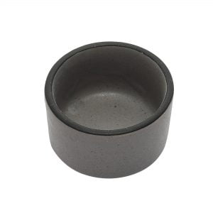 Handcrafted Stoneware Grey Dip bowl Set -Pack Of 2 - Image 2