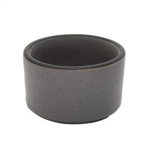 Handcrafted Stoneware Grey Dip bowl Set -Pack Of 2 - Image 5