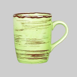 Green designer chai cup, coffee mug set of 4 - eco friendly drinkware online sale on miah decor - Image 2