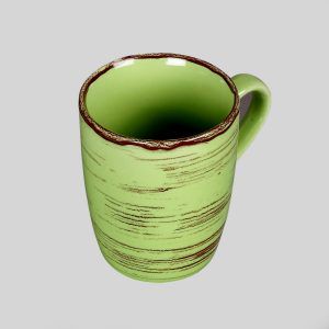 Green designer chai cup, coffee mug set of 4 - eco friendly drinkware online sale on miah decor - Image 4