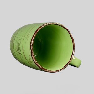 Green designer chai cup, coffee mug set of 4 - eco friendly drinkware online sale on miah decor - Image 5