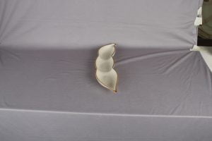 Ceramic matte finish cream color peanut tray-set of 2 for kitchen bar and  restaurants - Image 5