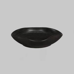 Ceramic stoneware cream/black platters  ( set of 2) for kitchen online sale - Image 2