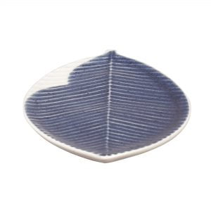 Ceramic Leaf Platter- Blue Color - Image 4