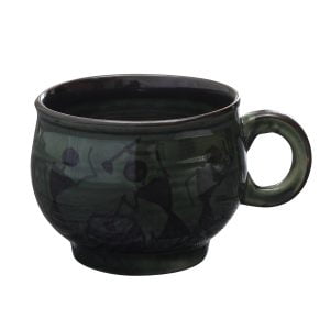 "Ceramic Dual colour Cup Set of 6 Pcs | Tea/Coffee Cups 200 ml | Microwave & Dishwasher Safe | | Tea/Coffee Cups 230 ml | Microwave & Dishwasher Safe | Bone-Ash Free | Crockery Set Ideal for Daily Use & Gifting - Image 2