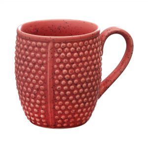 Ceramic Dotted Red Coffee Mugs-Set of 2 Pcs | Tea/Coffee Cups 320 ml | Microwave & Dshwaher safe Set Ideal for Daily Use & Gifting	"MIAH Decor Studio Pottery Ceramic Glazed Coffee Mugs Cum Serving Tea Cups Set - Image 2