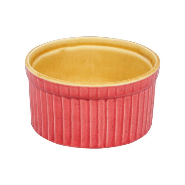 Brilliant Ramekin/ Dessert Bowls In Funky Colors- Yellow And Pink-Set of 4 - Image 2