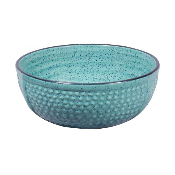 Ergonomic Crafted  Nestled Serving Bowls (3 Sizes): Pristine Blue Color - Image 4