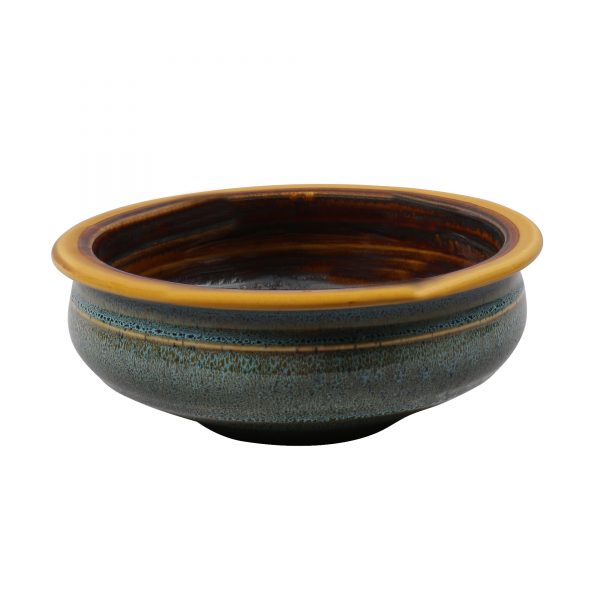 Ceramic Elegant Solid 7.5" Serving Bowl: Shale Color - Image 3