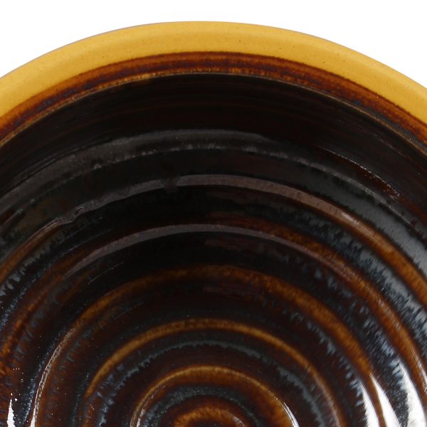 Ceramic Elegant Solid 7.5" Serving Bowl: Shale Color - Image 4