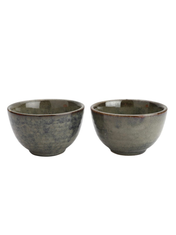 Studio Pottery 3.5" Dinner Bowls- VIDHUMRA Collection-(Set of 2) - Image 2