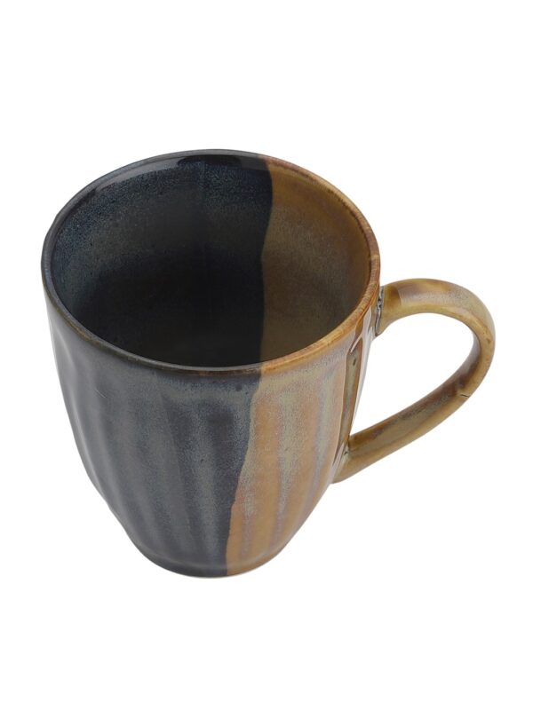 Studio Pottery Blue & Brown Mugs- Set of 2 - Image 5